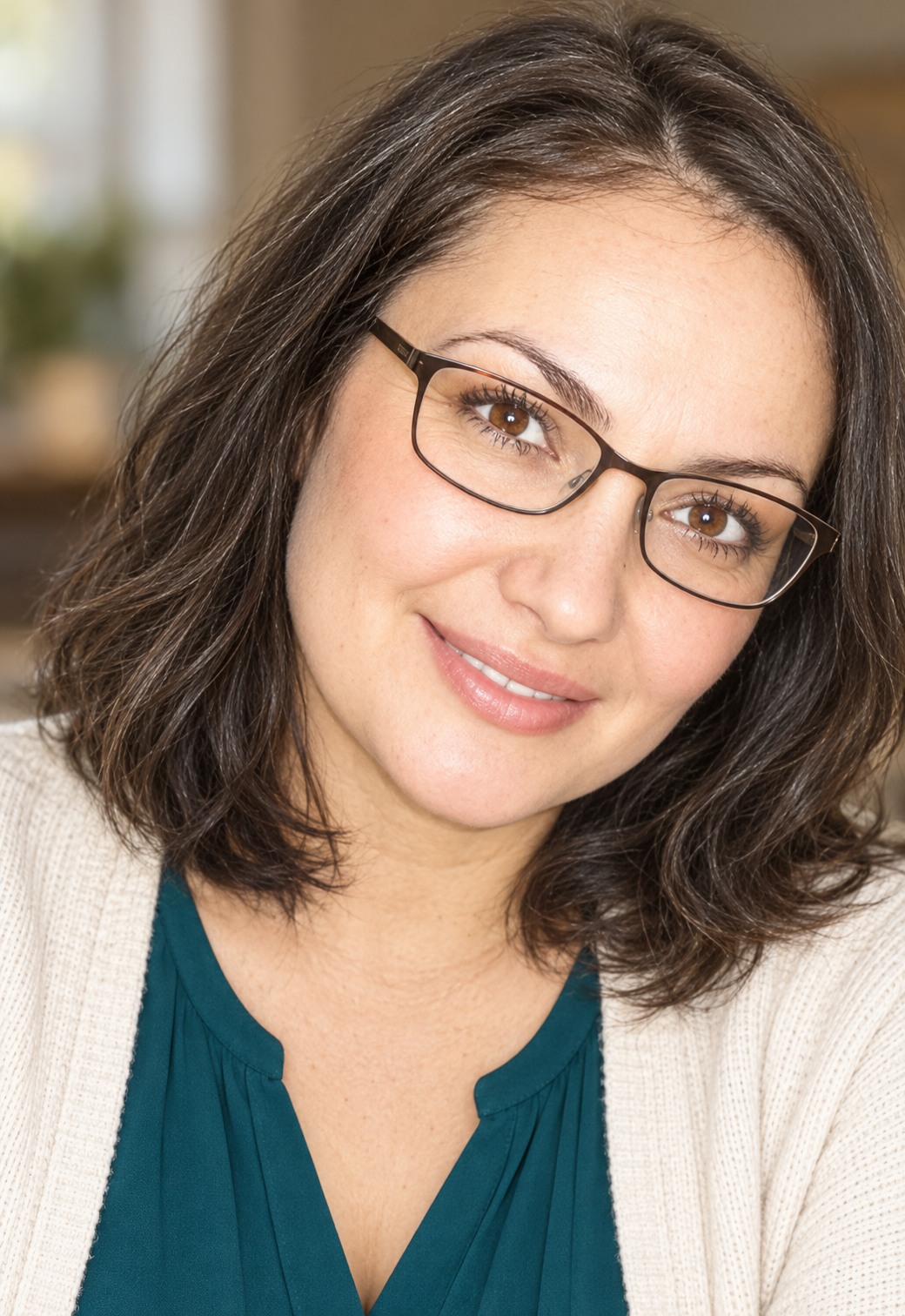 Felicia Shepard wearing glasses