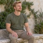 Is Reiki “Channelled Energy”? Three Descriptions, and What Attention Actually Does A man sits quietly with his hands resting on his thighs in a stone courtyard.